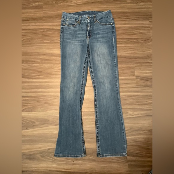 Seven7 Women's Straight Leg Tummy Control Jeans - Blue size 12 - Picture 4 of 6